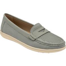 Grey Loafers Lotus Cernoia Womens Loafers - Grey