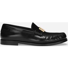 Hombre - Oro Mocasines Dolce & Gabbana Brushed Calfskin Loafers Black