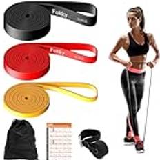 Motståndsband, 3 olika nivåer dra upp band, träningsband motståndsband set män/kvinnor för kalisthenik, crossfit, kraftlyftning, muskeltoning med dörrankare