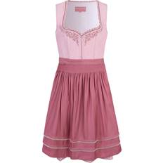 Abito a lunghezza ginocchio - Rosa Vestiti Dirndl - Magenta/Rosa Chiaro