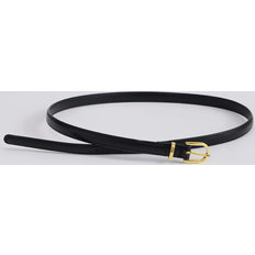 Malina Accessoarer Malina Blair Thin Leather Belt - Svart