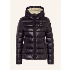 Nero Giubbotti Black Hooded Winter Jacket - Black