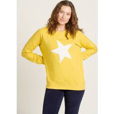 Knitted Sweaters - Unisex Jumpers Brakeburn Star Crew Neck Sweatshirt - Yellow