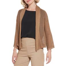 Lino - Mujer Cárdigans Lysse Harper Linen Mesh Cardigan - Brown