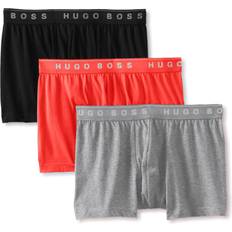 HUGO BOSS Men's Underwear HUGO BOSS Cotton Trunk 3-Pack - Grey/Black/Red