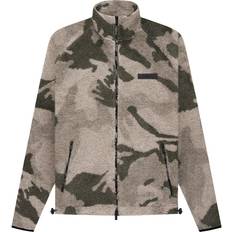 Camouflage Jackets Fear of God Essentials Polar Fleece Full Zip Jacket - Camo