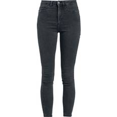 Grey Jeans Noisy May NMCallie HW Skinny Jeans - Dunkelgrau