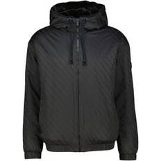 Moose Knuckles Men Outerwear Moose Knuckles Borden Shell Mono Bunny Hoodie - Black