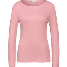 Street One Damen Blusen Street One Shirt U-Boot Ausschnitt - Rosa