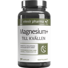 Sömn Vitaminer & Mineraler Elexir Pharma Magnesium+ Till Kvällen Kapslar 90 st