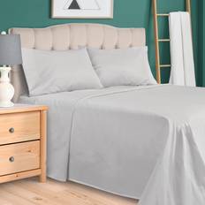 Egyptian Cotton Bed Sheets Superior Egyptian Cotton 300 Thread Count Set - Light (Queen Size) Bed Sheet Gray