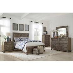 Queen Beds Baldwin Queen Bed 60.0 H x 66.25 W x 81.0 D in Brown