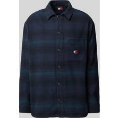 Shirt Collar Jackets Tommy Jeans Regular Fit Hemdjacke - Petrol