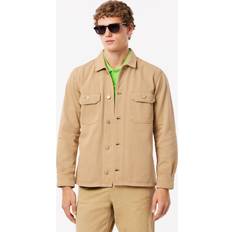 Lacoste Bomuld Overtøj Lacoste Oversized Denim Overshirt - Beige