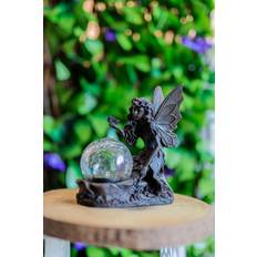 B&Q Garden Decorations B&Q Solar Powered Led Outdoor Fairy Light Statue - One Size