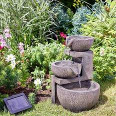 B&Q Fountains & Garden Ponds B&Q Modern Rock Water Fall Feature - One Size