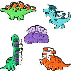 Brooches HOMEMAXS INSTAKA, 5pcs Lovely Dinosaur Brooches Kids Brooches Children Decorative Brooches