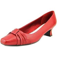 Shoes Easy Street Waive Closed Toe Classic Pumps - Red