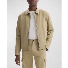 Theory Men Jackets Theory Men's Twill Blouson Jacket - Khaki