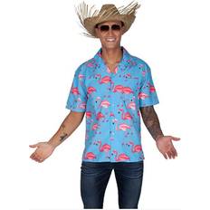 One Size Skjortor Wicked Costumes Hawaii Skjorta - Flamingo