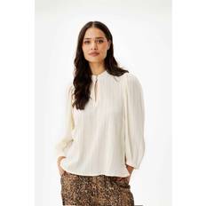 IN FRONT Elegant Tove Blouse - Off White