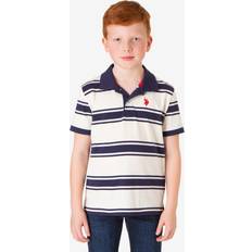 Polo Shirts U.S. Polo Assn. Boys Yarn Dye Multi Stripe Shirt - Vanilla Prep