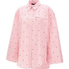 ROTATE Birger Christensen Oversized Shirt - Pink