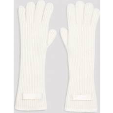 Beige - Women Gloves Jacquemus Alpaca Wool-Blend Gloves - Ivory