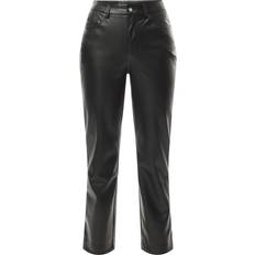 Never Fully Dressed Vegan Leather Trousers - Black