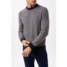 Clothing Burton Super Soft Knitted Geo Crew Neck Jumper - Navy