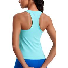 Polyamide Tank Tops Crz Yoga Seamless Womens Tank Top - Turquoise