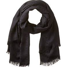 Calvin Klein Black Scarfs Calvin Klein Pashmina Scarf Women's - Black