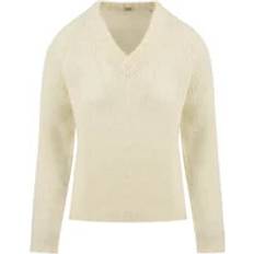 Aspesi V-Neck Sweater - White