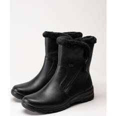 Rieker Svarta Varmfodrade Boots - Black