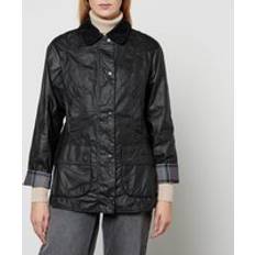 Barbour Beadnell Cotton Wax Jacket - Black