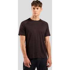 Brown - Sportswear Garment T-shirts Odlo Crew Essential Short Sleeve T-shirt