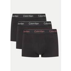 Herren - Silbrig Unterwäsche Calvin Klein 3er-Pack Boxershorts - Schwarz