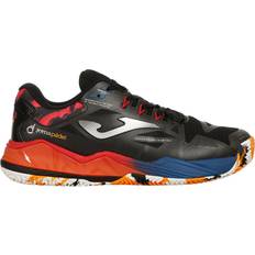 Men - Orange Racket Sport Shoes Joma Spin Padel Shoe Men - Black