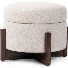 Foot Stools Four Hands Ashford Esben Storage Sattley Fog Terra Ottoman Foot Stool