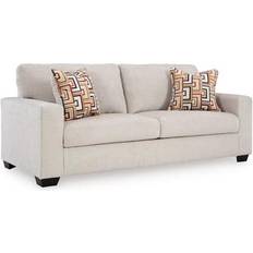 Signature Design by Ashley Queen Sleeper In Stone Sofa