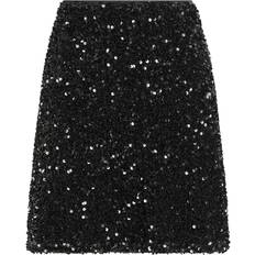 Skjørt Neo Noir Miva Velvet Sequins Skirt - Black