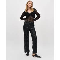 Cuir Pantalons mbyM Mayanna-M Bukser - Sort