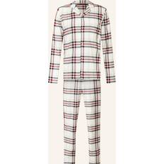 Beige - Dame Pyjamasser Tommy Hilfiger Heritage Plaid Flannel Pyjama Set - Beige