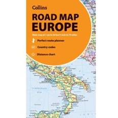 Collins Road Map of Europe Folded Map