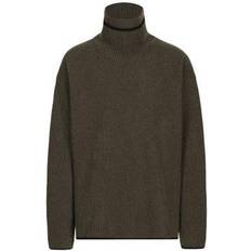 Multifärgade - Polotröjor Dolce & Gabbana Virgin Wool Fisherman Rib-knit Sweater Green