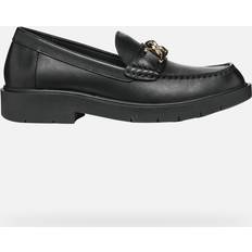 Synthetic Loafers Geox Spherica Ec1 Woman - Black