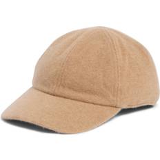 Cashmere Caps Amicale Cashmere Baseball Cap - Camel