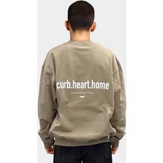 Woodbird Sweatere Woodbird Cope Home Crew Sweatshirt - Dark Beige