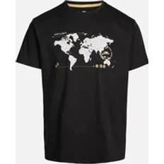 Clothing Trespass Ohio Map TP75 T-Shirt - Black