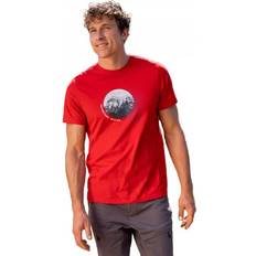 Clothing Mountain warehouse Mens Adventure Begins Organic Cotton T-Shirt - Red